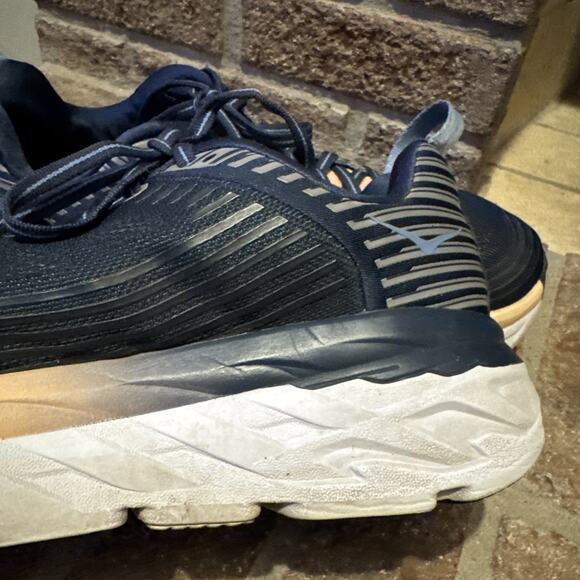 Hoka One One Bondi 6 1019270 Running Shoes Womens Sz 9 Blue - Picture 11 of 16